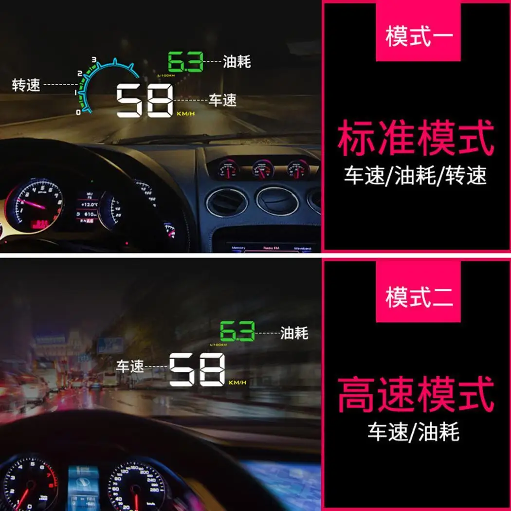 4 8 дюйма OBD HUD автомобилей Head Up Дисплей Авто бортовой компьютер hud Автомобильная