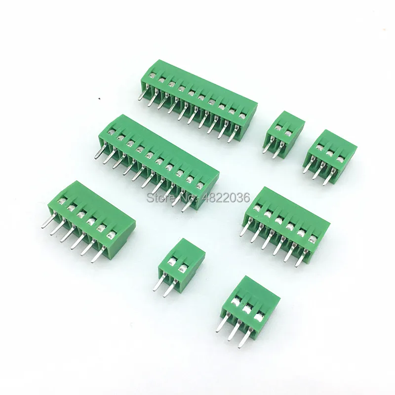 

50pcs KF128 2.54mm PCB Mini Screw Terminal Block KF128-2.54 2P 3P 4P 5P 6P 7P 8P 9P 10P 12P 14P 16P Splice Terminal KF120-2.54