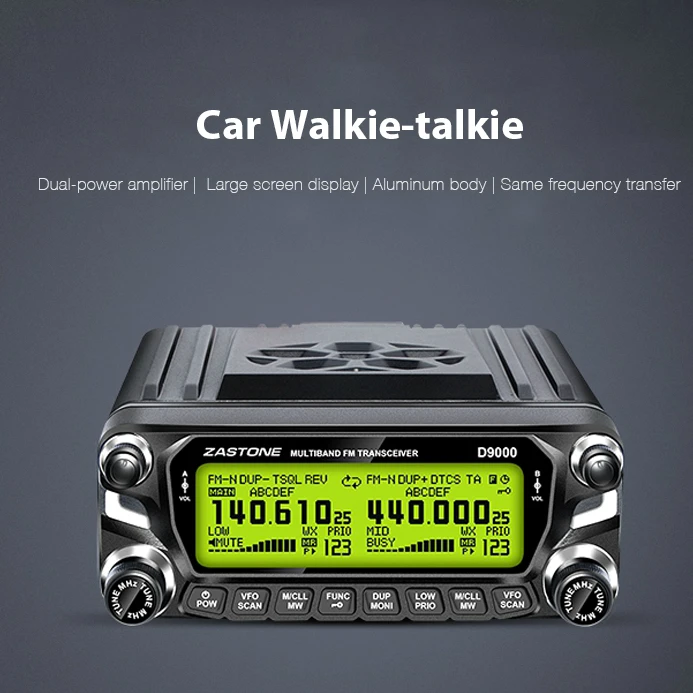 Zeepin D9000 автомобиля рации 50 w км высокое Мощность двойной усилитель большой Экран