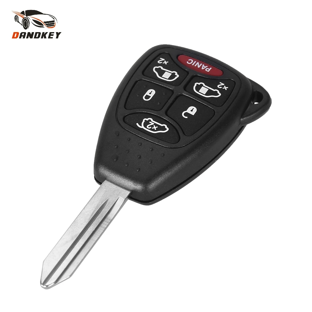 Чехол накладка Dandkey 5 + 1 6 кнопок чехол на ключ для Dodge Chrysler city & кантри Караван Sebring