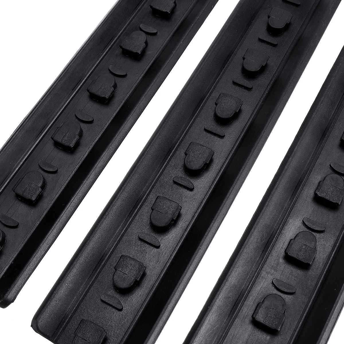 Упаковка из 6 черный для KeyMod Rail Cover текстурированные противоскользящие панели черная резина