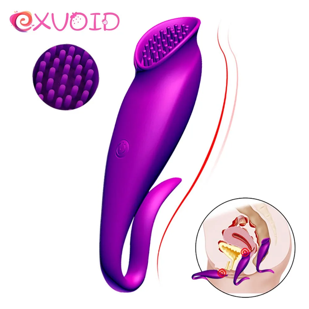 Вибратор кисточка для сосков EXVOID Стимулятор клитора вагинальный Массажер точки G