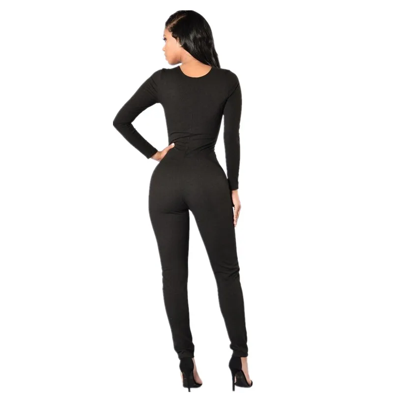 2018 г. пикантные Для женщин дамы спортивный костюм Bodycon Вечерние комбинезон