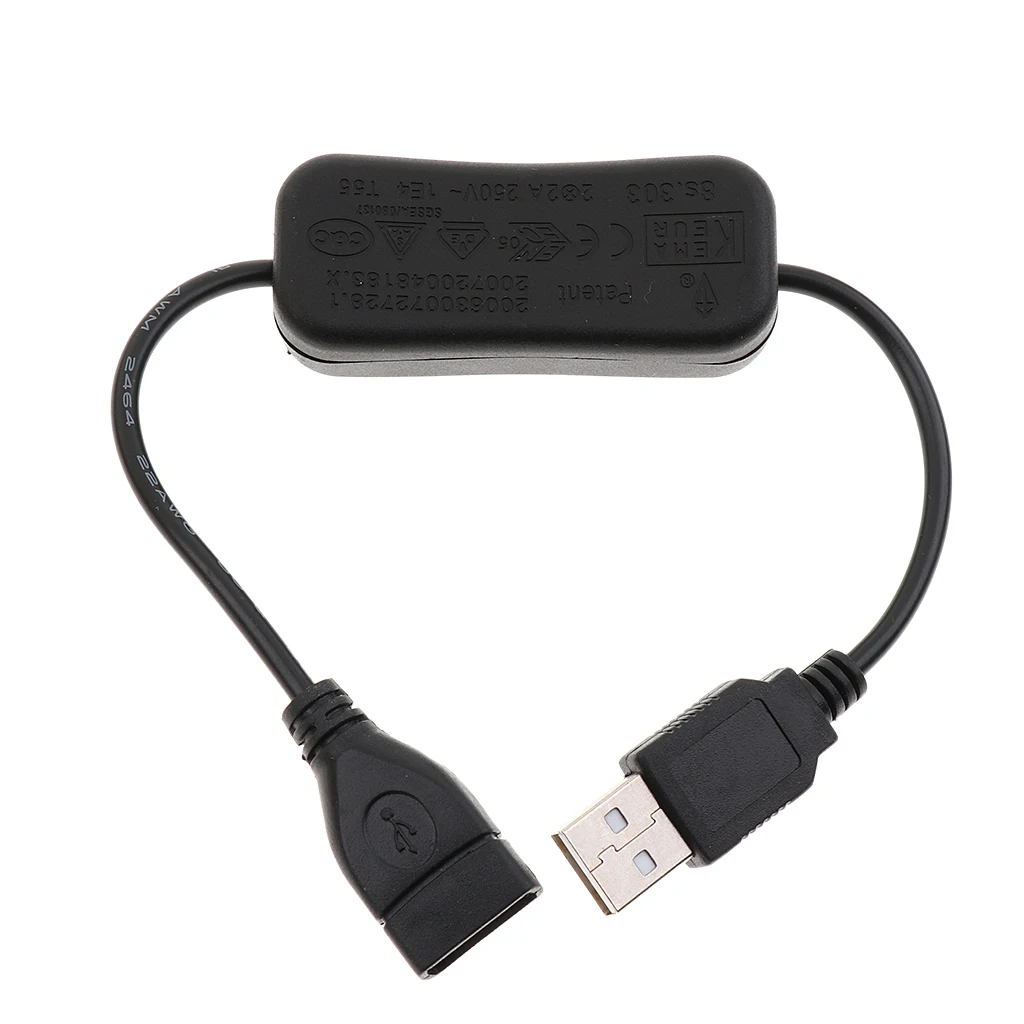 Usb кабель Etension с переключателем включения/выключения переключатель управления