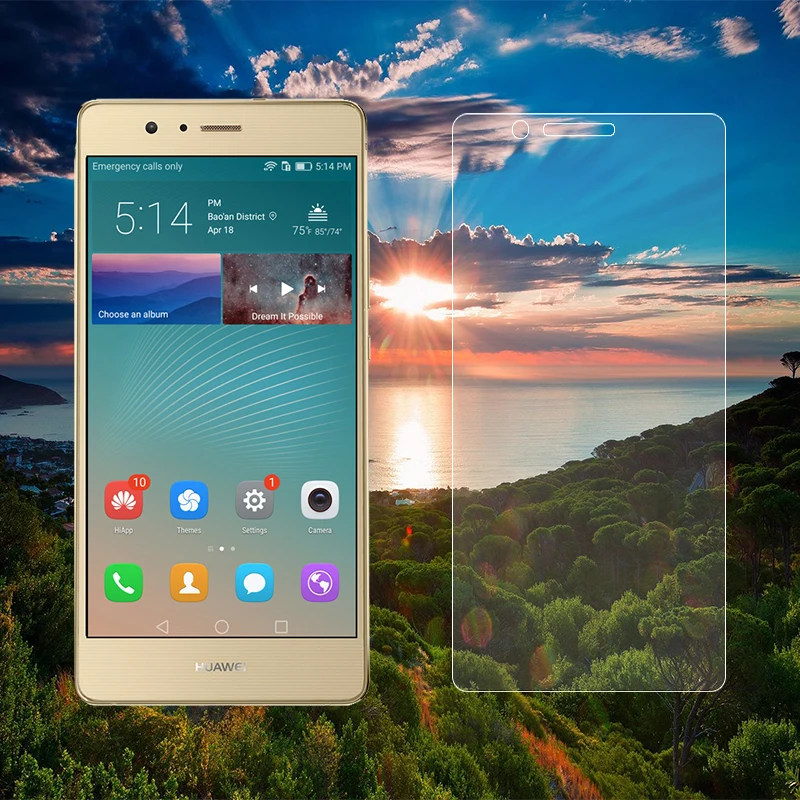 NFH 9H 0 26 мм закаленное стекло для HUAWEI P9 Lite P 9 HD пленка на 2.5D защита от отпечатков