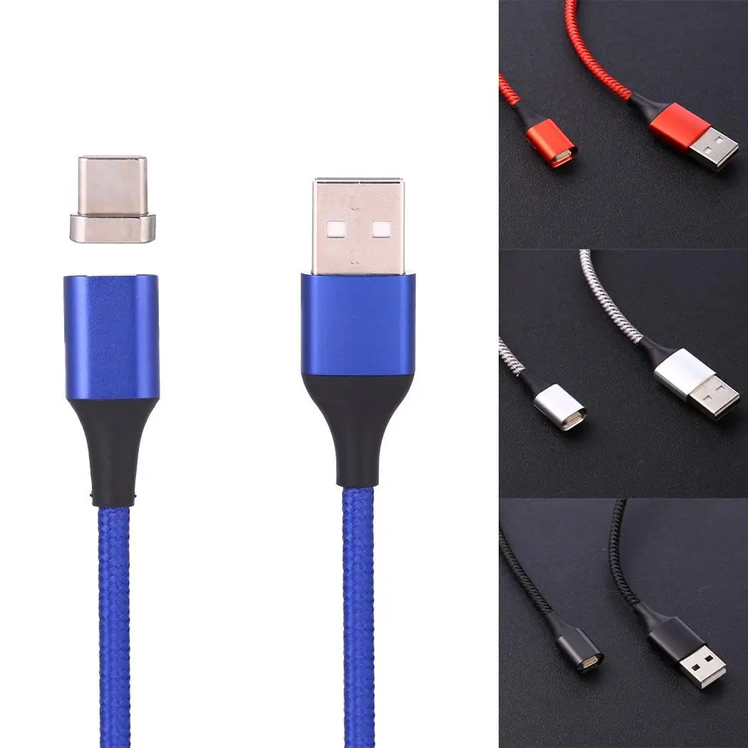 Micro USB Type C Магнитный зарядный кабель совместимый интерфейс порт 3A для Android