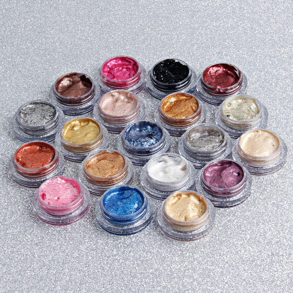 Оптовая продажа 25 цветов гелевые тени для век крем осветляющие влажные хайлайтер