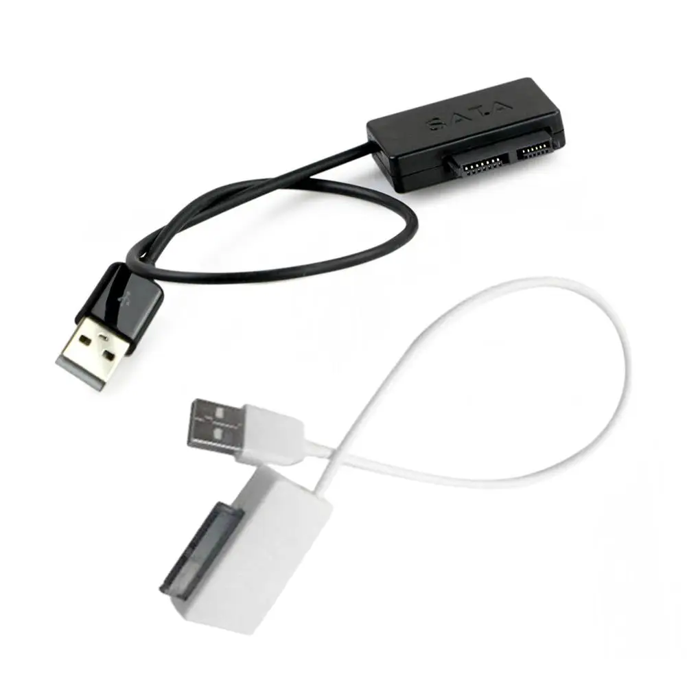 

Laptop Sata Cable SATA To USB Adapter 6P + 7P SATA To USB2.0 Cd-rom Cable 13-Pin Adapter Box