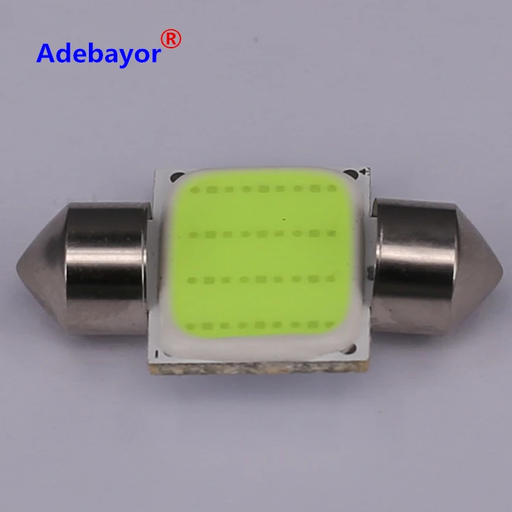30X 31 мм 36 39 42 C5W Автомобильный светодиодный фестон COB 12 чипов авто супер яркая