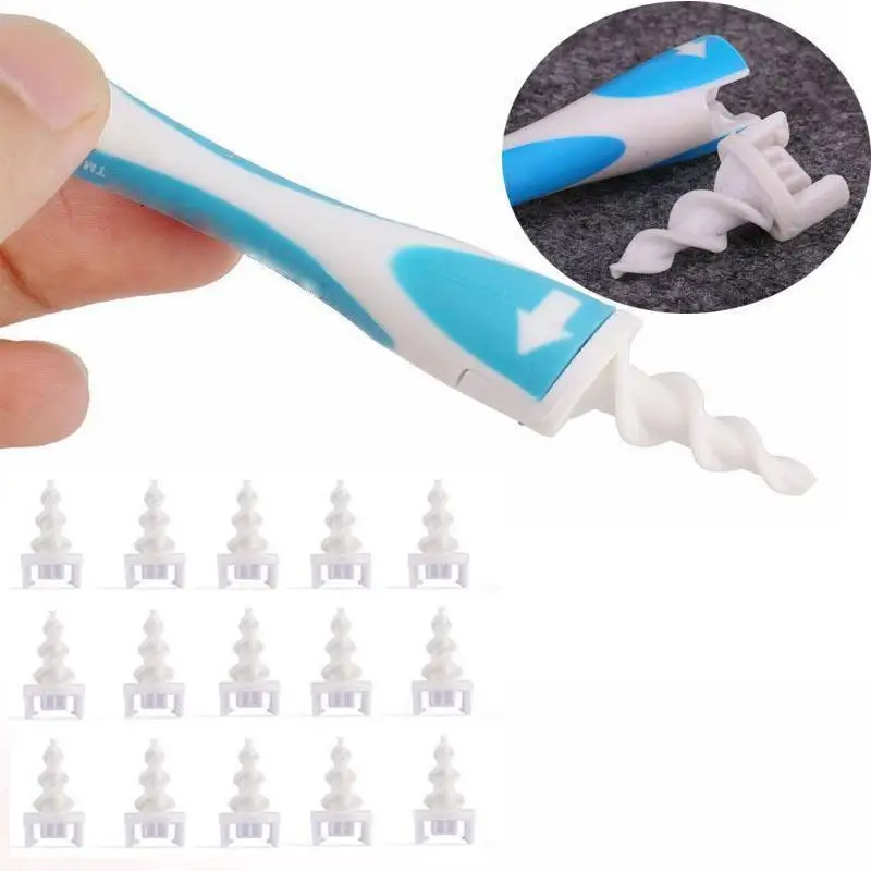 16 Pcs/setRotating Smart Ear Cleaner Earpick Easy Earwax Removal Soft Spiral Prevent Ear-pick Clean Tools Care Kit | Красота и