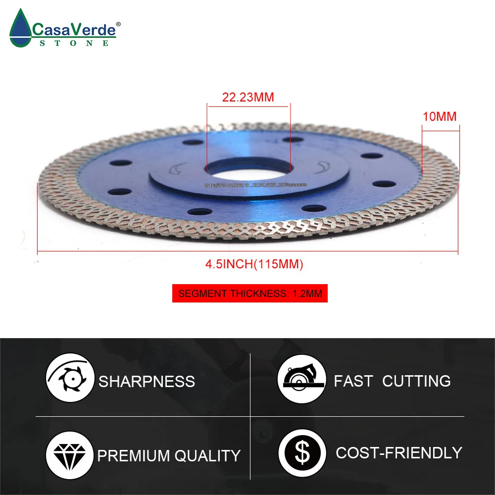 105mm super thin diamond porcelain ceramic dry tile blade for cutting or |