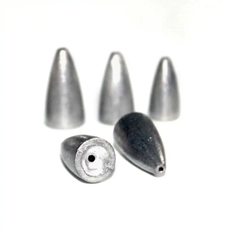 50 шт./упак. Вес Размеры 1 3g/2.5g/5g/7g/10g пуля Shaped s грузило для рыбной ловли рыболовного
