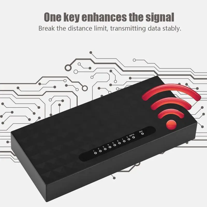 Мини Lan Poe Ethernet сетевой настольный коммутатор 8 портов 10/100 Мбит/с быстрый интернет