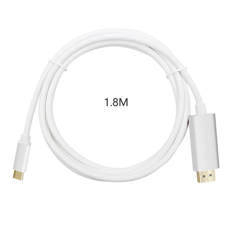 4K USB C к HDMI кабель Тип HDTV hdmi для Lenovo ThinkPad X1 2018 MacBook Pro samsung S8 S9 NOTE8|Коробки передач и