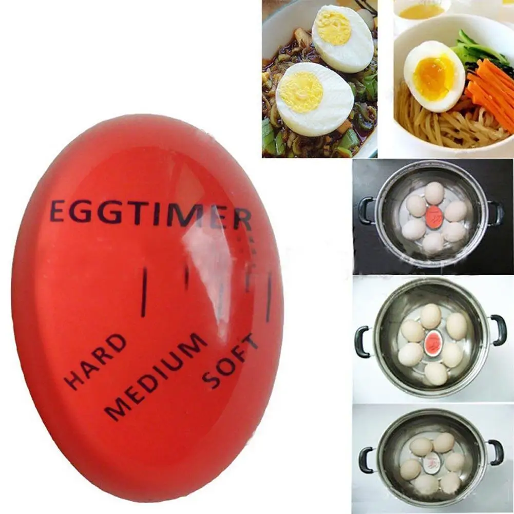 Мини eggtimer меняющее цвет яйцо кухонный таймер сигнализация мини яйца для