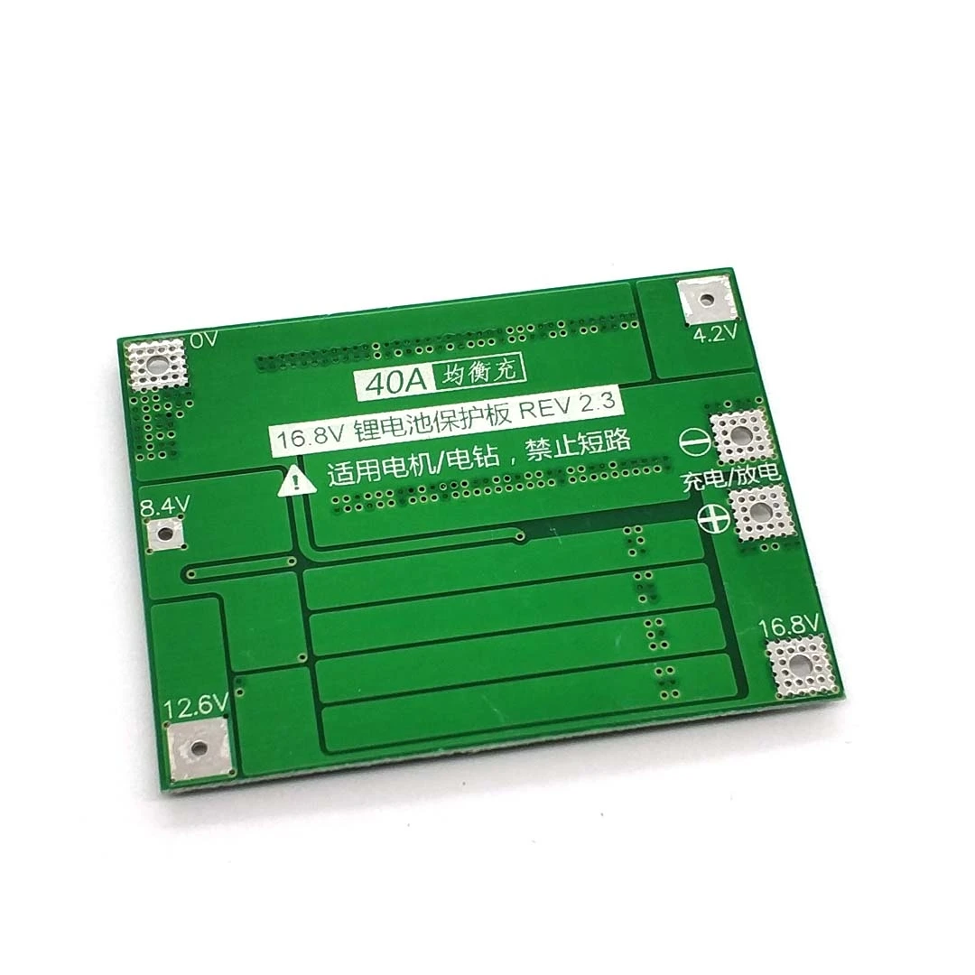 4S 40A литий ионный аккумулятор 18650 зарядное устройство для печатной платы с