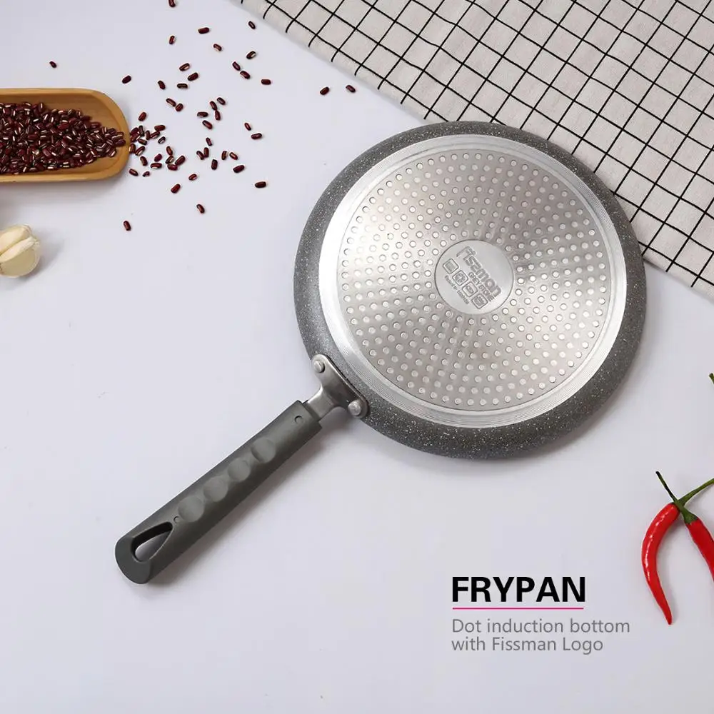 Fissman 23 см сковородка с антипригарным покрытием Мрамор покрытие из алюминия Soft Touch