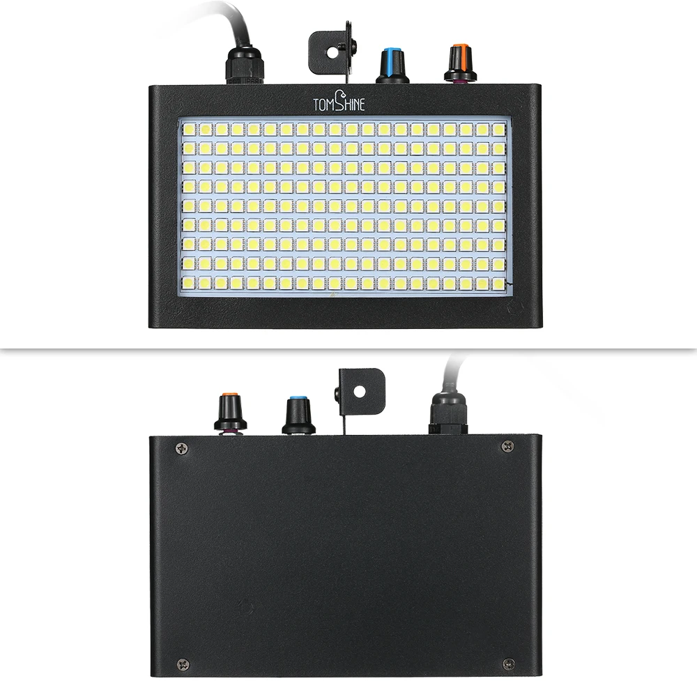 

Tomshine 180LEDs Stage Flash Light Portable Auto Running Sound Control Disco DJ Stage Light for Party KTV Wedding