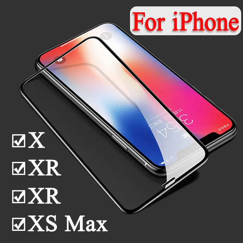 Screen Protector Aphone X S R Sx Rx 10s 10r S10 R10 Protective Glass On The For Iphone Xs Max Xr Tempered Glas Protection Film | Мобильные