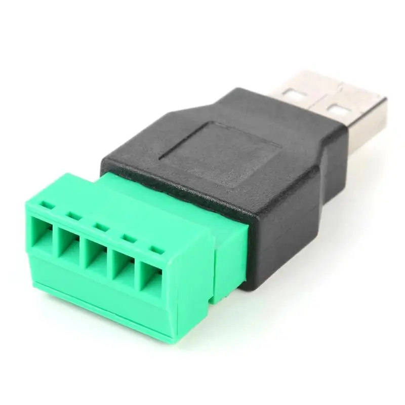 USB 2 0 штекер на 5pin винтовой разъем Apdater с защитным разъемом USB2.0