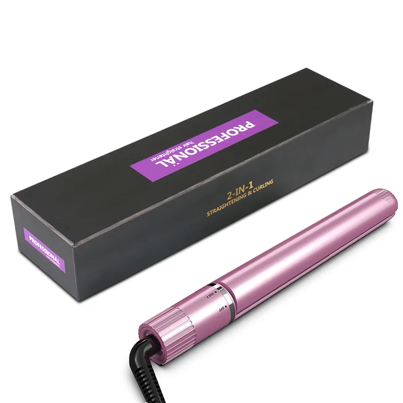 Выпрямитель 2 в 1 выпрямление и завивка плоский Утюг светодиодный дисплей