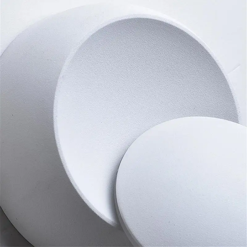 

AC 85-265V LED Wall Lamp 360 degree Rotation Adjustable Bedside Light Creative Wall Light Modern Aisle Corridor Round Lamp