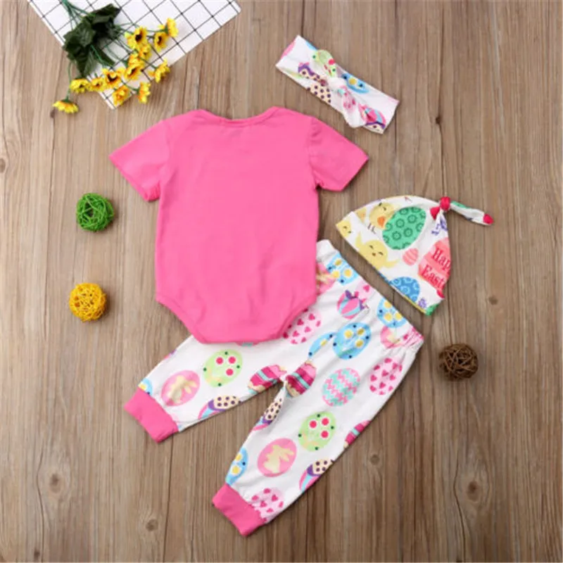 Emmababy новорожденных для маленьких девочек Пасхальная Одежда Bebe обувь Хлопок