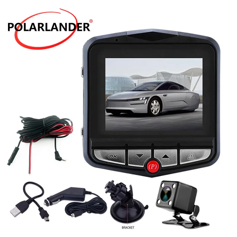 Видеорегистратор DashCam GT300 1080P 2 4-дюймовый ЖК-дисплей ночное видение видео HD