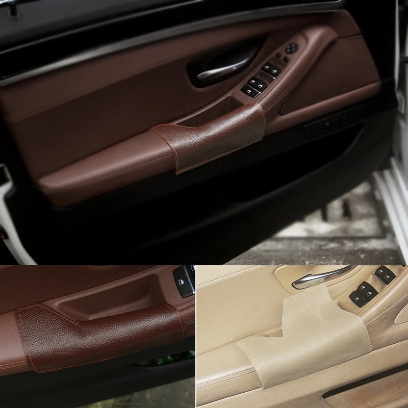 Левый подлокотник для двери из коровьей кожи защитный чехол BMW 5 серии F10 2011 2012 | Лепнина для интерьера -32917671476