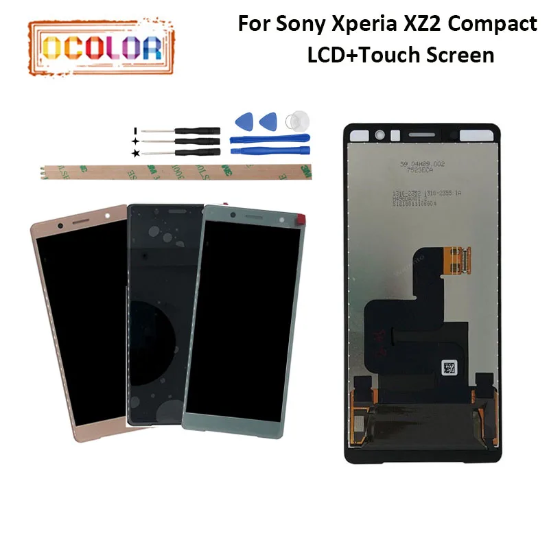 ocolor For Sony Xperia XZ2 Compact LCD Display And Touch Screen Perfect Repair Parts 5.0&quot +Tools | Мобильные телефоны и