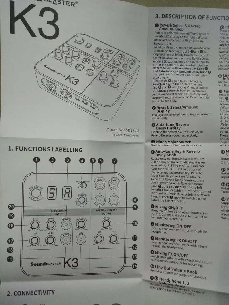 Микрофон Takstar PC-K200 + звуковая карта CreativeK3 USB для записи песен и трансляций с аудио-кабелем.