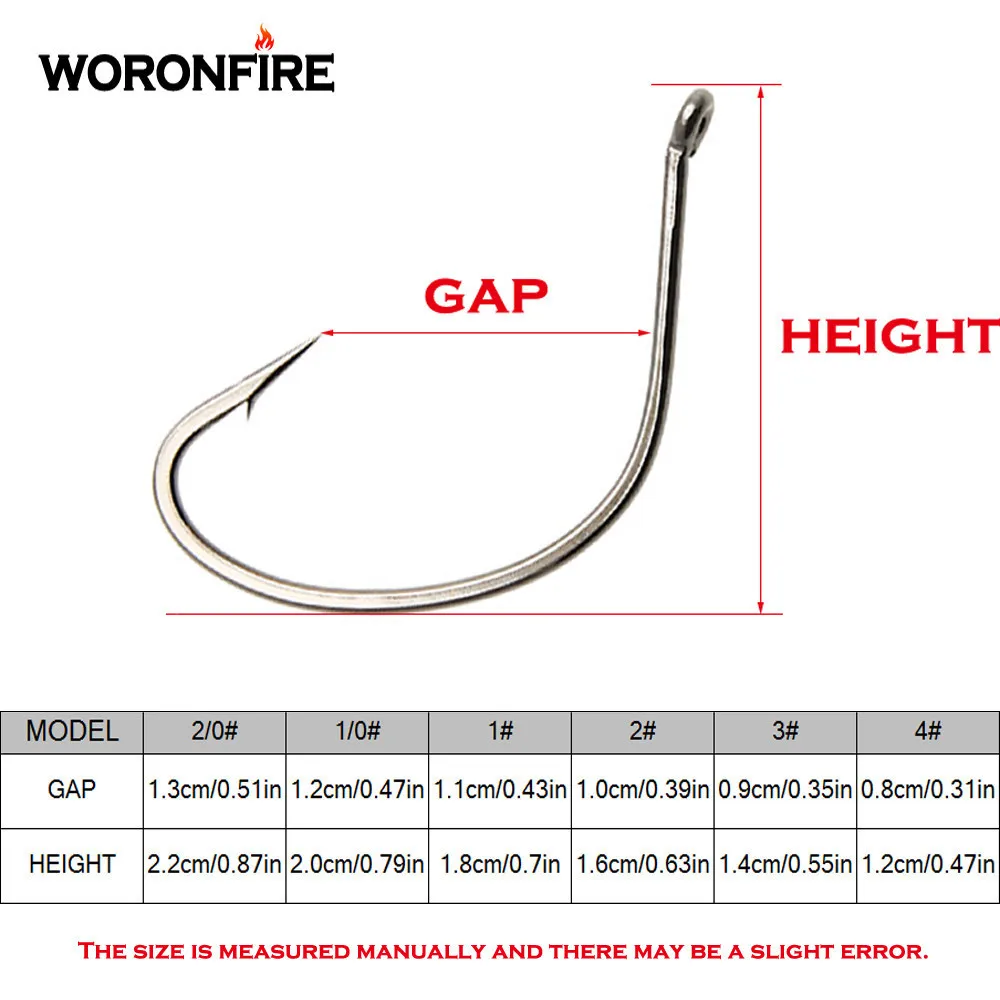 10 шт./лот рыболовные крючки с широким зазором из высокоуглеродистой стали 2/0 #1/0 #4