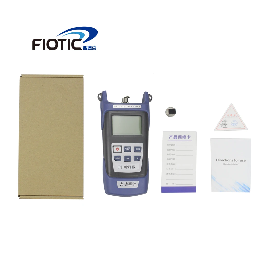 Ftth High Precision Handheld Fiber Optical Power Meter -70+3 dBm Fiber Optical Cable Tester