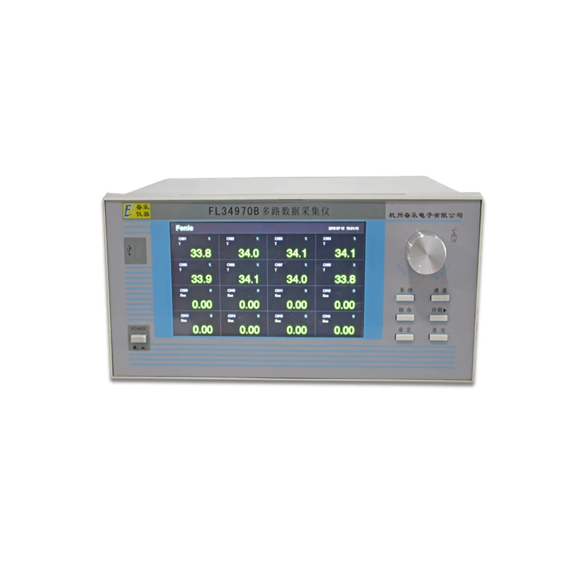 

FL34970B Data Acquisition Instrument Resistance Temperature Tester Multichannel Paperless Pressure Recorder