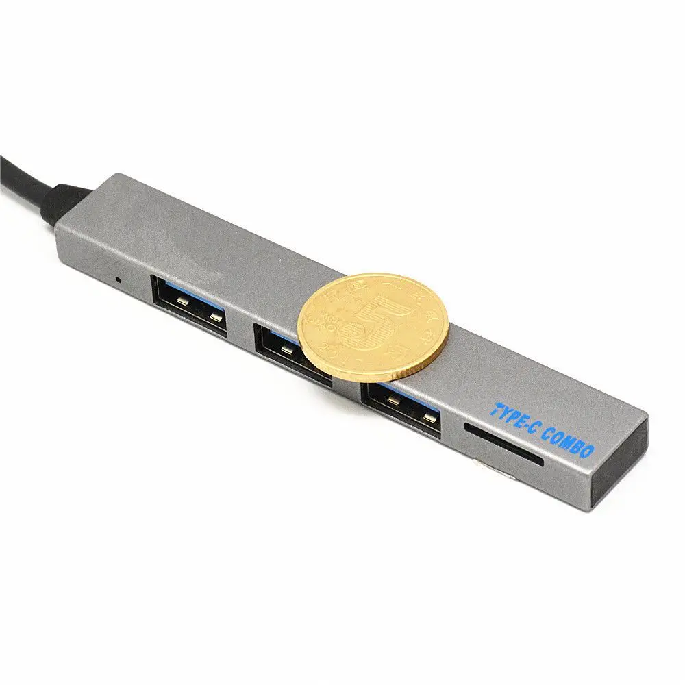 Адаптер 4 в 1 для ноутбука с интерфейсом USB 3 1|USB-хабы| |