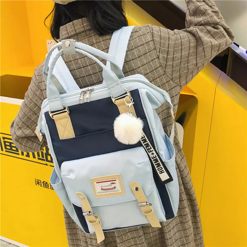 2019 женские высокое качество холст рюкзак для путешествий Для женщин Mochila Feminina Sac A