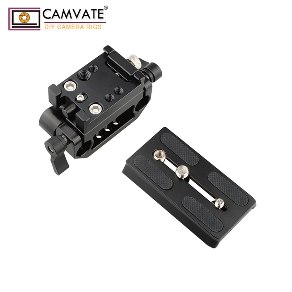 CAMVATE Manfrotto QR основание скользящий кронштейн с 15 мм двойным стержнем зажим