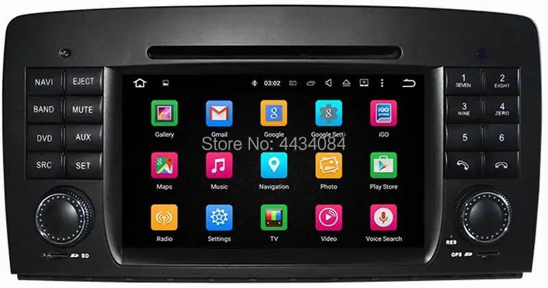 Ouchuangbo Авторадио gps стерео android 10 для MB Benz R W251 2006 2012 с BT wifi mirror link 8 ядер 4 + 64
