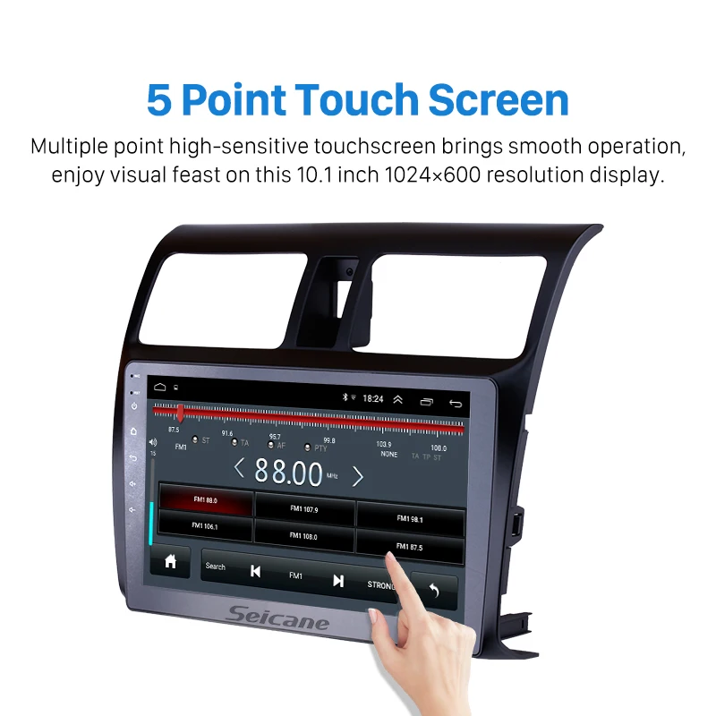 Seicane автомобильный Android 8 1 HD стерео 10 &quotGPS навигатор радио плеер для Suzuki Swift 2005 2010
