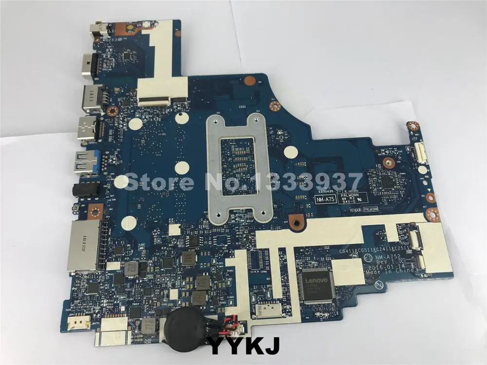NM-A752 для LENOVO IDEAPAD 310-15ISK Материнская плата ноутбука CG411 CG511 CZ411 CZ511 I5-6200U SR2EY
