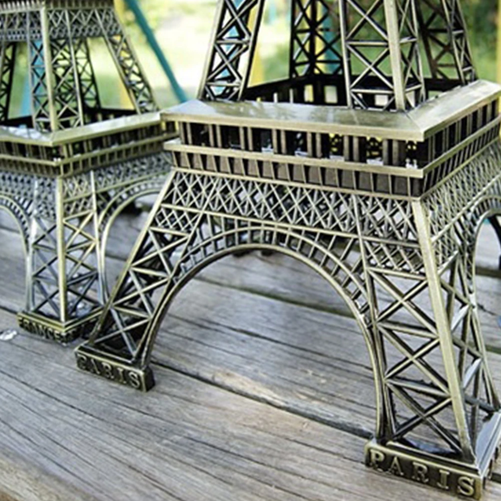 Статуэтка башни домашний Декор Романтические Ретро Металлические ремесла