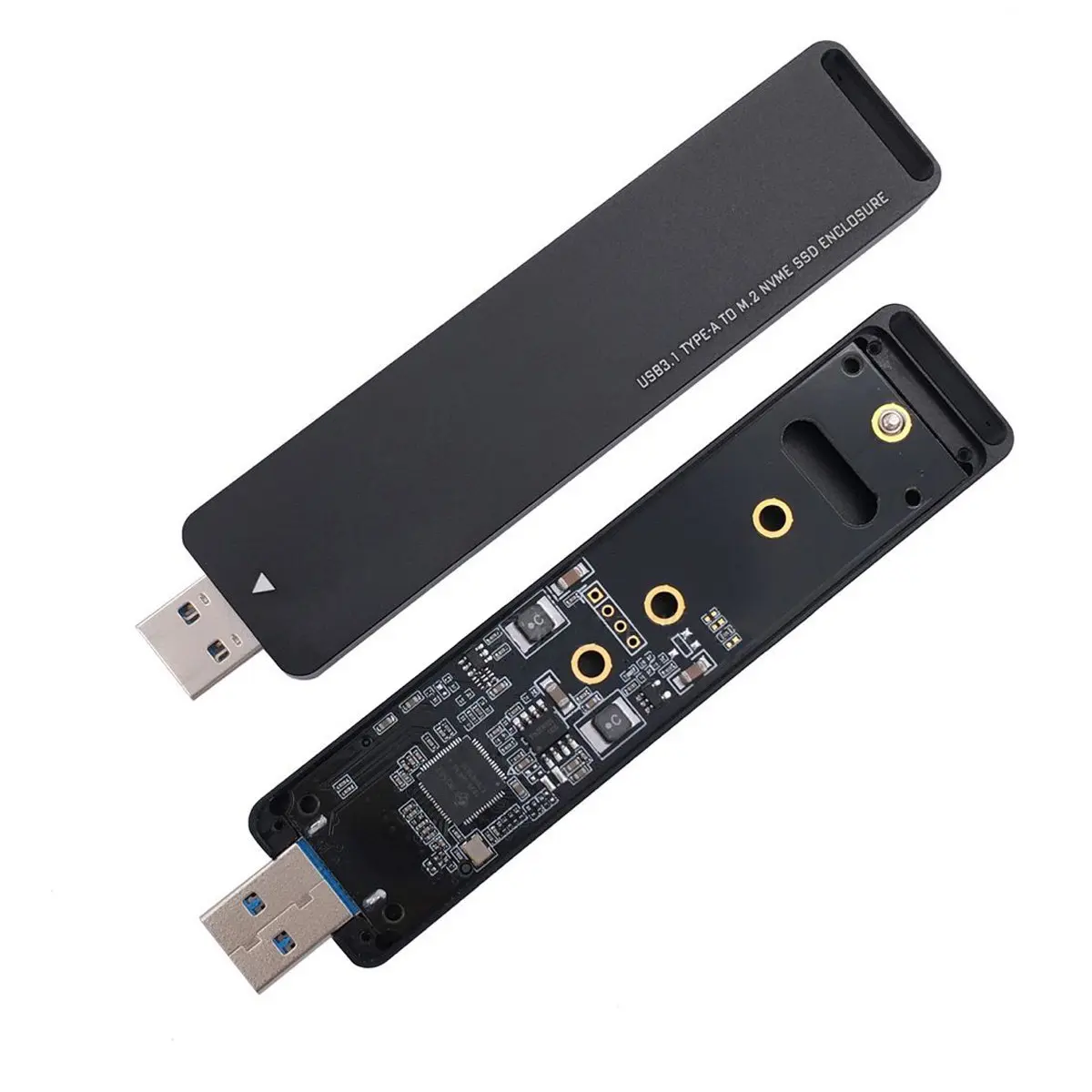 Внешний конвейер USB 3 0 для NVME M key M.2 NGFF SSD PCBA с чехлом флэш диска|Кабели передачи