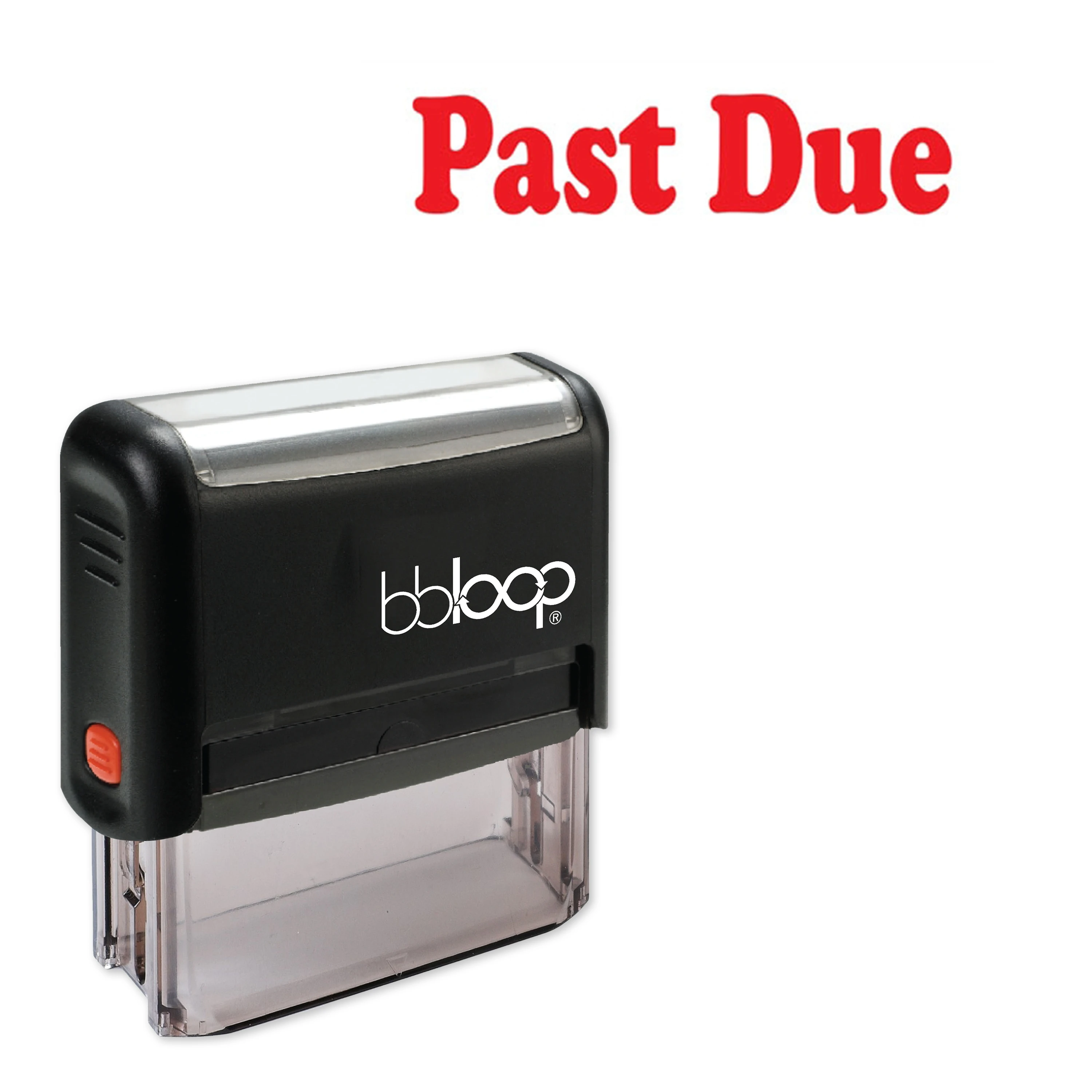

Bbloop "Past Due" Self-Inking Rubber Stamp