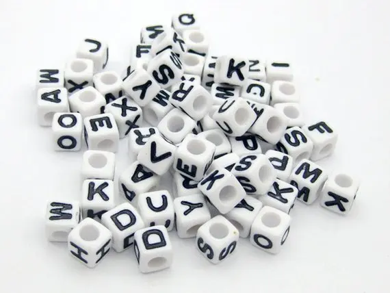 

200 шт., бусины для браслетов, 6 мм