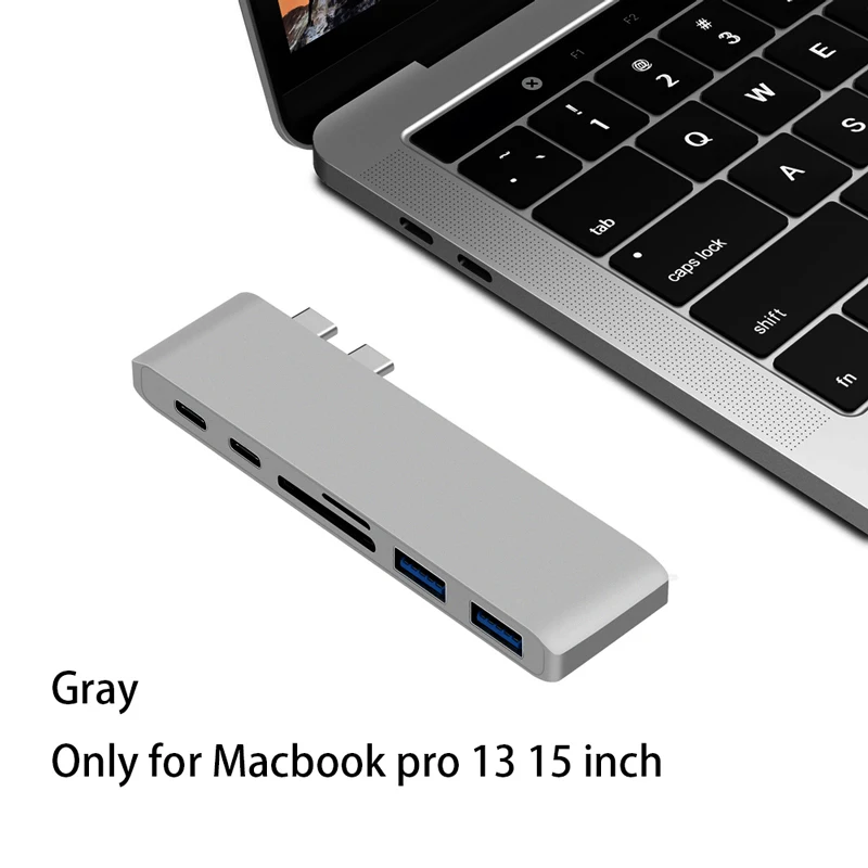 Usb type C концентратор Thunderbolt 3 адаптер USB Dongle Combo с 0 портами TF слот Micro SD карта для MacBook