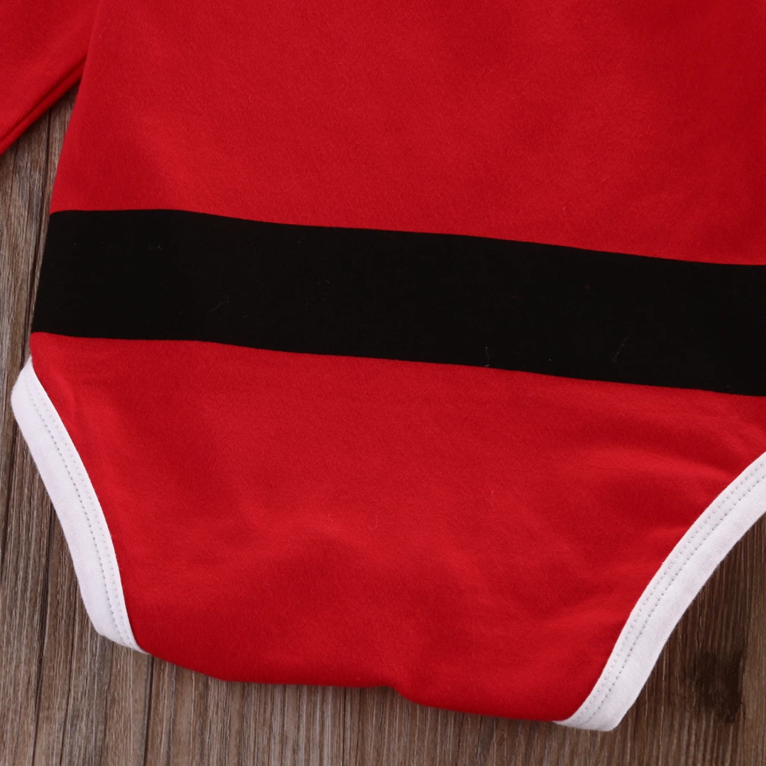 

2018 Baby Xmas Cotton Clothes Newborn Baby Boy Girl Christmas Bodysuits Jumpsuit Outfits Clothing Set