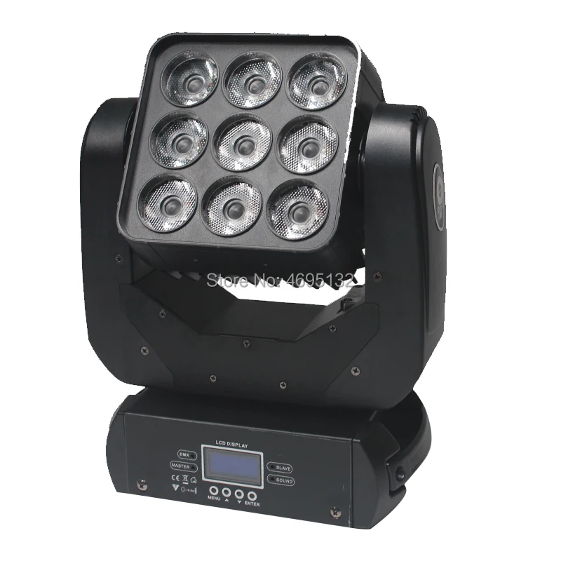 9*12 Вт светодиодная матрица DMX512 луч движущесветильник света|Эффект освещения
