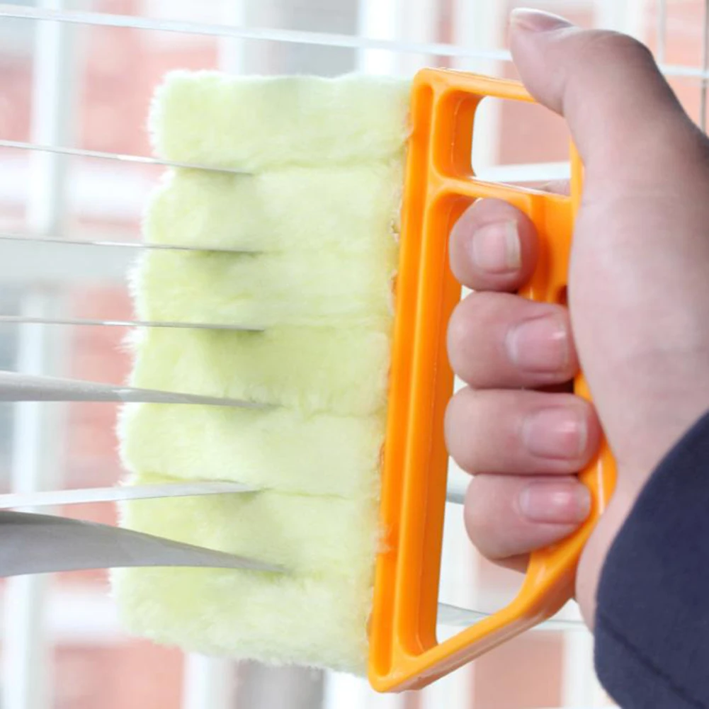 Microfiber Window Cleaning Brush Air Conditioner Duster Cleaner Washable Venetian Blind Cloth | Дом и сад