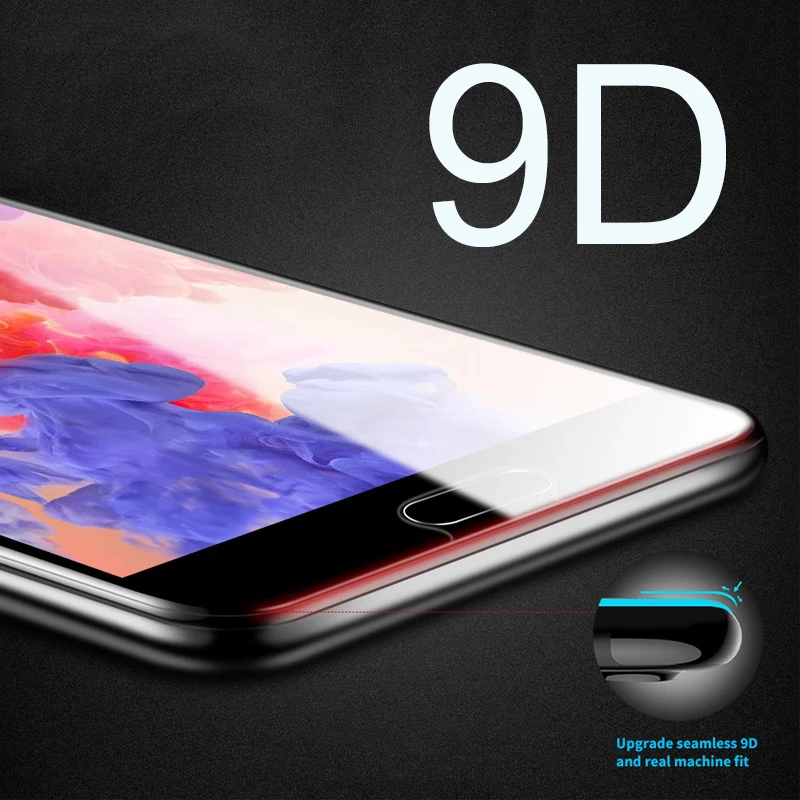 Закаленное стекло 9D для Huawei P20 lite pro plus защитное Высокопрочное полное покрытие
