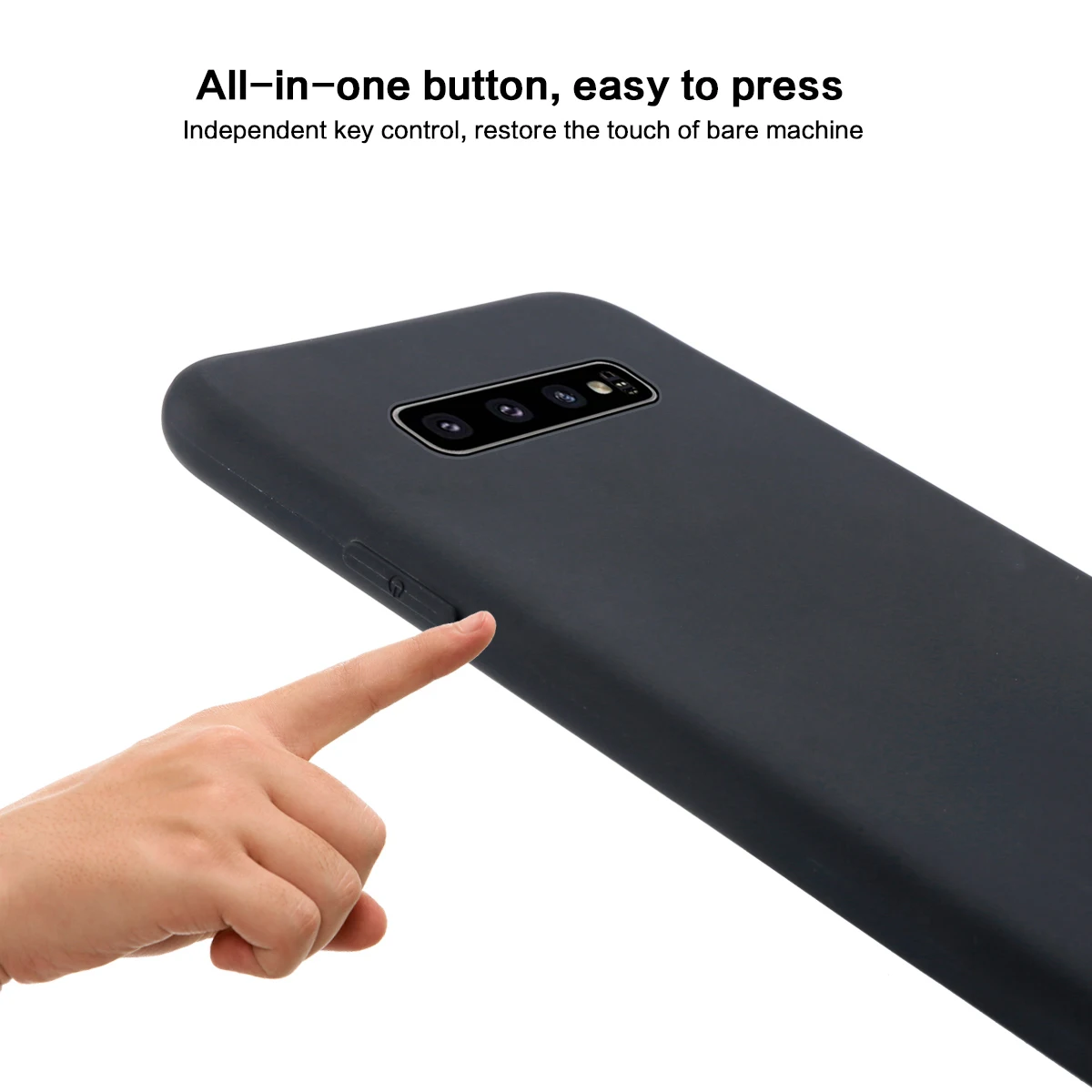 Чехол для Samsung Galaxy S10 Plus S10E мягкий силиконовый тонкий матовый чехол-накладка